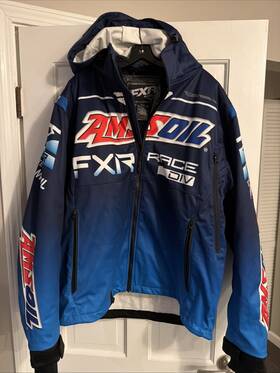 Fxr 2024 240035-4020-07 Mens Rrx Amsoil Team Insulatedsnowmobile Jacket Blue Sz.xxl New With No Tag