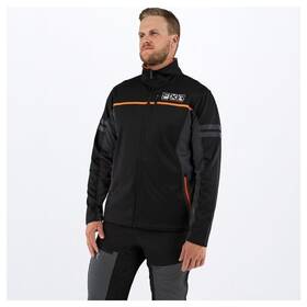 211101-1030-10 Fxr Open Box Mens Elevation Tech Zip-up Jacket Black/orange Medium