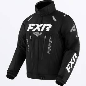 220004-1000-22 Fxr Open Box Mens Team Fx Snowmobile Jacket Black Size 3xl