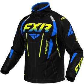 220004-1041-07 Fxr Team Fx Snowmobile Jacket Thermal Dry Liner Winter Black/blue Fade/hi-vis