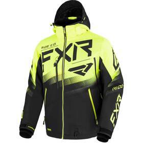220026-1065-07 Fxr Boost Fx Snowmobile Jacket F.a.s.t Insulated Snowproof Winter Black/hi-vis