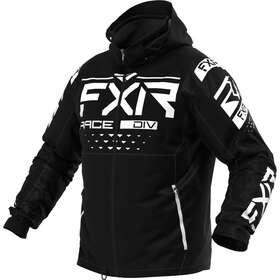 220035-1001-13 Fxr Rrx Snowmobile Jacket Wind/water-resistant Thermal Dry Snowproof Black/white