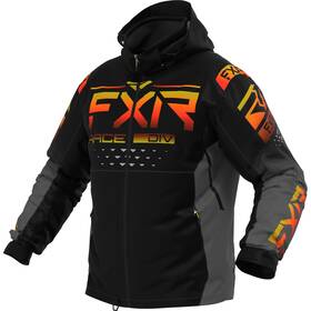 220035-1062-07 Fxr Rrx Snowmobile Jacket Waterproof Thermal Dry Black/charcoal/gold Inferno