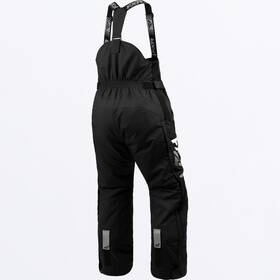 220100-1000-10 Fxr Mens Team Fx Snowmobile Bibs Black - Medium