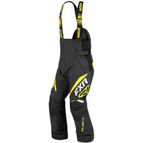 220100-1065-10 Fxr Team Fx Snowmobile Pants F.a.s.t. Thermal Insulated Black/hi-vis Snow Bibs