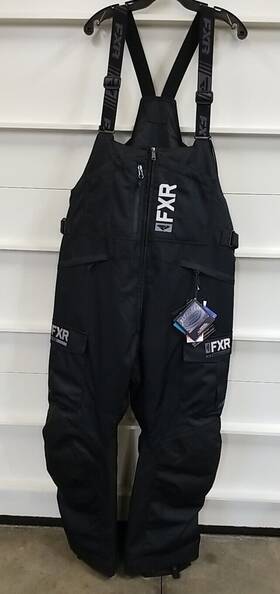 220135-1000-19 Fxr Mens Excursion Ice Pro F.a.s.t Snowmobile Bibs Black Size 2xl Fishing