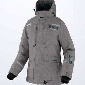 Fxr 220212-0705-06 Womens Excursion Ice Pro Jacket Size 10 Grey Linen/ocean