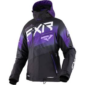 220224-1080-04 Fxr Womens Boost Fx Snowmobile Jacket Thermal Insulated Black/purple/lilac
