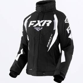 220240-1001-06 Fxr Open Box Womens Team Fx Snowmobile Jacket Black/white Size 6