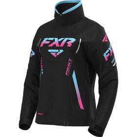 220240-1053-02 Fxr Womens Team Fx Snowmobile Jacket Hydrx Pro Thermal Flex Black/sky-pink Fade