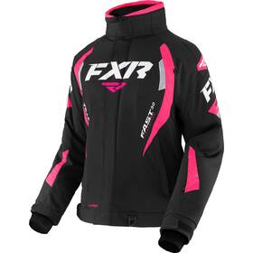 220240-1090 Fxr Snowmobile Womens Team Fx Insulated Jacket - Black/fuchsia