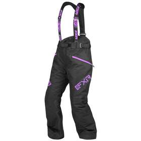 220303-1087-12 Fxr Womens Fresh Snowmobile Pants Hydrx F.a.s.t Insulated Black/lilac Snow Bibs