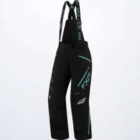 220325-1052-12 Fxr Open Box Womens Edge Snowmobile Pant Black/mint Size 12