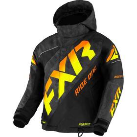220402-1006 Fxr Closeout Youth Jacket Size 14 Camo Inferno Snowmobile Winter Waterproof