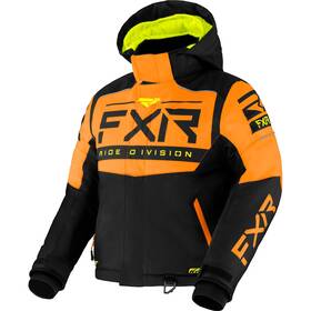 220402-1030-04 Fxr Childs Helium Snowmobile Jacket Fast Thermal Insulated Black/orange/hi-vis