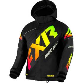 220410-1074-04 Fxr Child Cx Snowmobile Jacket Hydrx F.a.s.t. Thermal Flex Black/sherbert