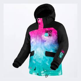Fxr 220449-5410-16 Youth Kicker Jacket-minty Fresh Ink/black-16
