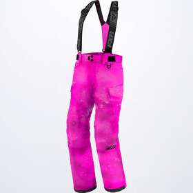 220501-9600-10 Fxr Open Box Youth Kicker Snowmobile Pant Pink Ink Size 10