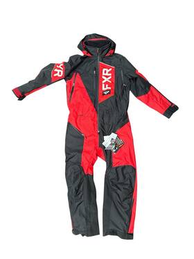 222803-1020 Fxr Recruit Lite Monosuit- Black/red - Nwt Medium Men S 3m Reflective Snow