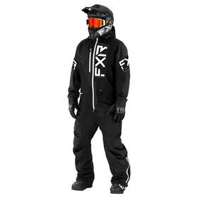 Fxr 222816-1001-16 Mens Recruit F.a.s.t Insulated Monosuit Black/white - X-large