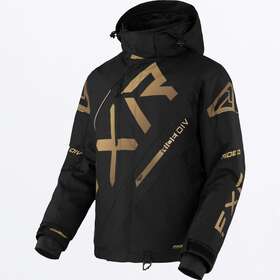 230021-1015-19 Fxr Open Box Mens Cx Snowmobile Jacket Black/canvas - Xx-large