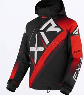 230021-1020-04 Fxr Mens Cx Snowmobile Jacket Warm Thermal Flex Insulated Black/red/white Xxl