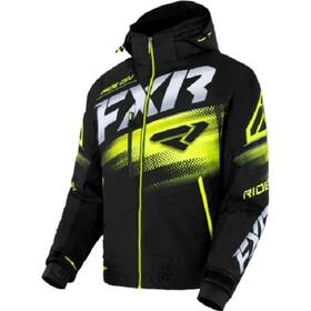 230026-1065-19 Fxr Open Box Mens F.a.s.t. 3.0 Hydrx Pro Snowmobile Jacket Black/hivis - Xxl