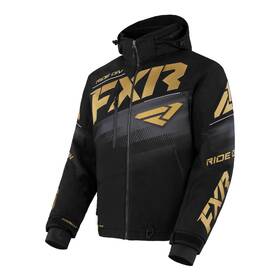 230027-1062-04 Fxr Mens Cx Boost Fx Le 2-in-1 Snowmobile Jacket Thermal Black/charcoal/gold