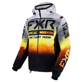 230035-0126-04 Fxr Open Box Mens Rrx Snowmobile Jacket White Lightning - Xs