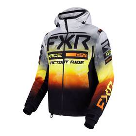 230035-0126-07 Fxr Mens Rrx Snowmobile Jacket Waterproof Thermal Dry Vent White Lightning