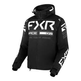 230035-1001-04 Fxr Mens Rrx Snowmobile Jacket Waterproof Thermal Flex Winter Black/white