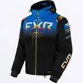 Fxr 230037-1001-22 Mens Helium X 2-in-1 Snowmobile Jacket Hydrx Pro Shell Dry Vent Blue /black