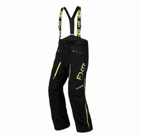 230108-1065-22 Fxr Mens Helium X Snowmobile Pants Insulated Black/hi Vis Snow Bibs Size Large