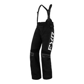 230119-1001-04 Fxr Mens Rrx Snowmobile Pants Hydrx Ykk Waterproof Fleece Black/white Snow Bibs