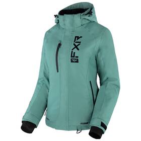 Fxr 230202-7010-14 Womens Fresh Snowmobile Jacket Hydrx Thermal Flex Dry Vent Warm Sage/black