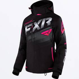 230224-1028-10 Fxr Womens Boost Fx Snowmobile Jacket Black/raspberry Fade -10 -