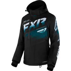 230224-1054-10 Fxr Womens Boost Fx Snowmobile Jacket Snowproof Winter Black/mint-ocean Size 6