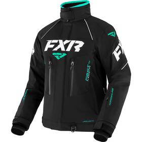 230235-1052 Fxr Snowmobile Womens Adrenaline Insulated Jacket - Black/ Mint