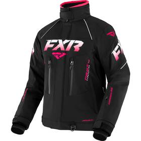 230235-1091 Fxr Snowmobile Womens Adrenaline Insulated Jacket - Black/fuchsia Fade