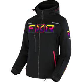 230249-1065-10 Fxr Womens Maverick Snowmobile Jacket Snowproof Dry Vent Black/neon Fusion