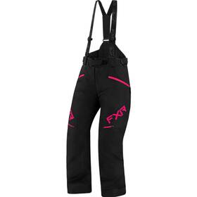 230303-1028-16 Fxr Womens Fresh Snowmobile Pants Waterproof Insulated Black/razz Snow Bibs