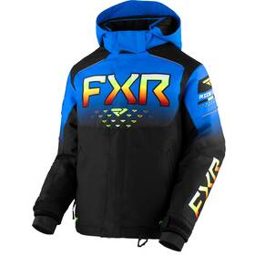 230402-1040-02 Fxr Childs Helium Snowmobile Jacket Warm Thermal Flex Black/blue/inferno