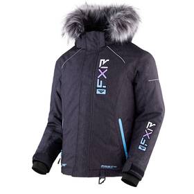 230418-1253-04 Fxr Child Fresh Snowmobile Jacket Hydrx Winter Black Heather/sky Lilac Fade