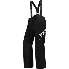 230504-1001-02 Fxr Child Clutch Snowmobile Pants Insulated Waterproof Black/white Snow Bibs