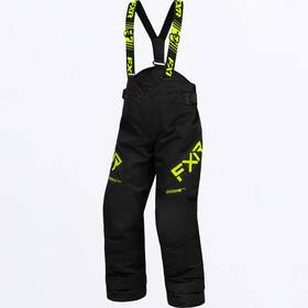 230504-1065-04 Fxr Youth Clutch Snowmobile Pants Black/hivis - 4