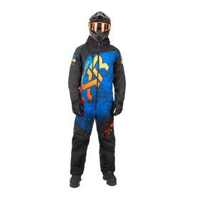232802-4135-19 Fxr Mens Cx Lite Snowmobile Monosuit Uninsulated Hydrx Pro Dark Blue Haze/sunset