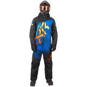 232803-4135-07 Fxr Mens Cx F.a.s.t. Insulated Snowmobile Monosuit Dark Blue Haze/sunset