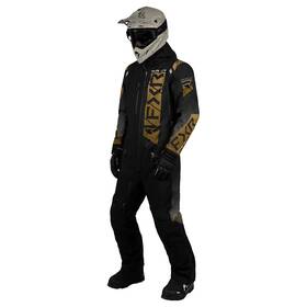 232836-1015-22 Fxr Mens Helium Insulated Monosuit Black/canvas - 3x-large