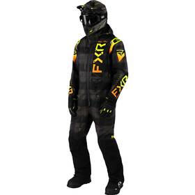 Fxr 232836-1226-16 Mens Helium Insulated Snowmobile Monosuit Hydrx Pro Black Plaid/inferno