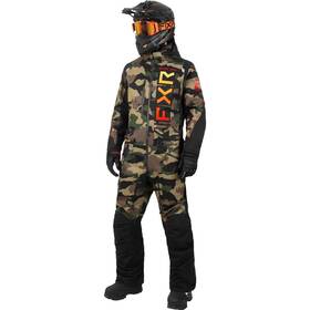 232836-7535-16 Fxr Mens Helium Insulated Snowmobile Monosuit Hydrx Pro Omni-stretch Camo/sunset
